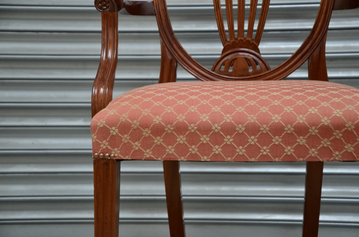 Shield Back Chair - Recovered
