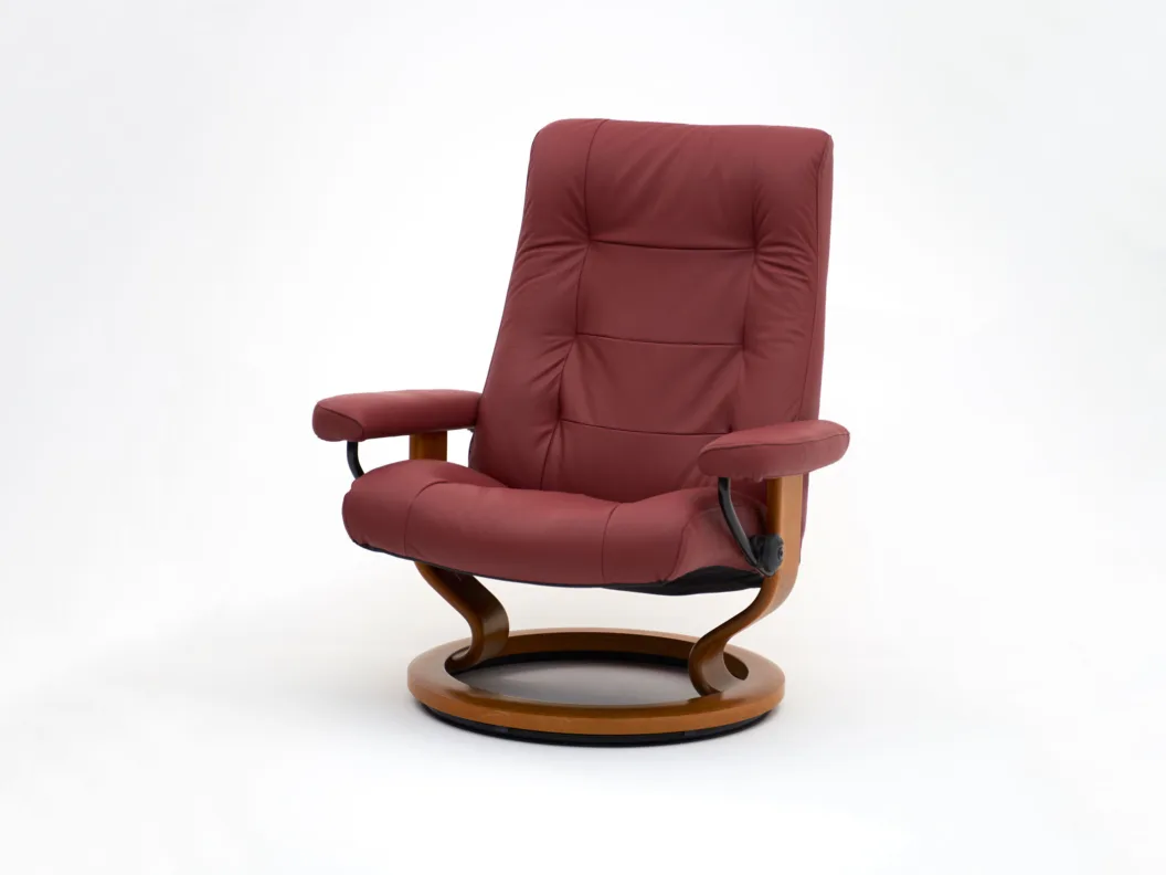 Leather Swivel Reclining Chair