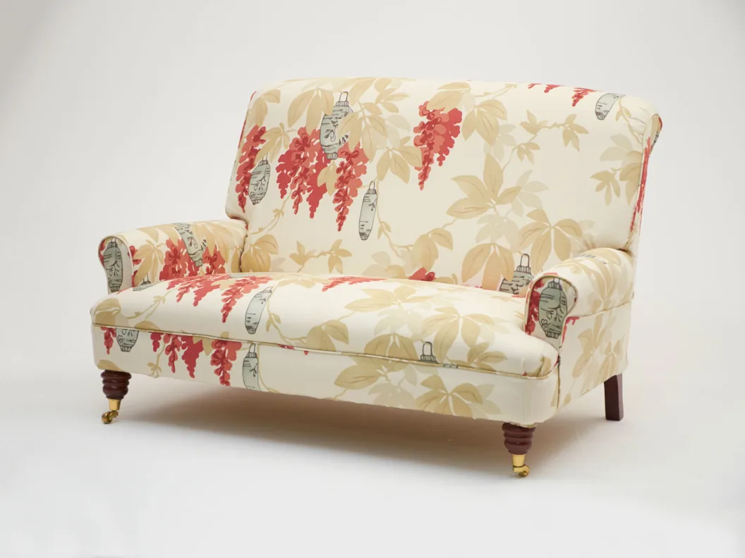 Two Seater High Back Sofa