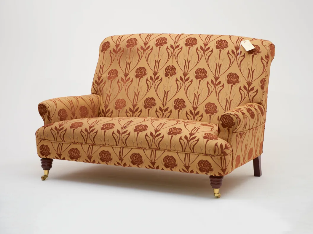 Two Seater High Back Sofa