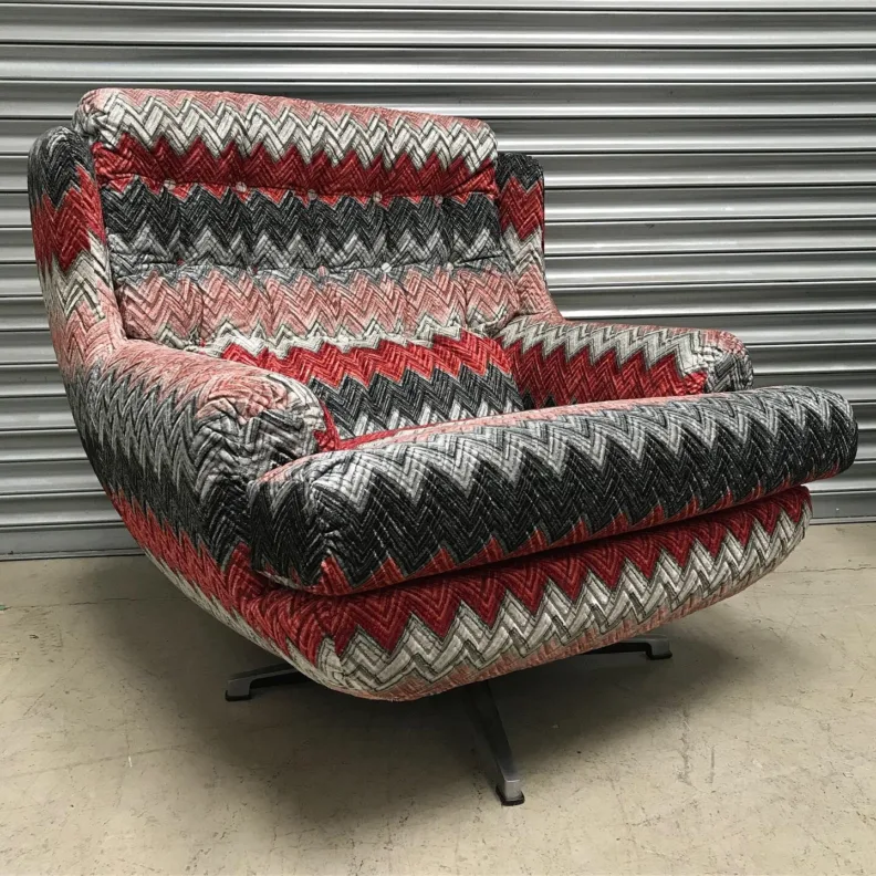 Retro Office Chair Reupholstery