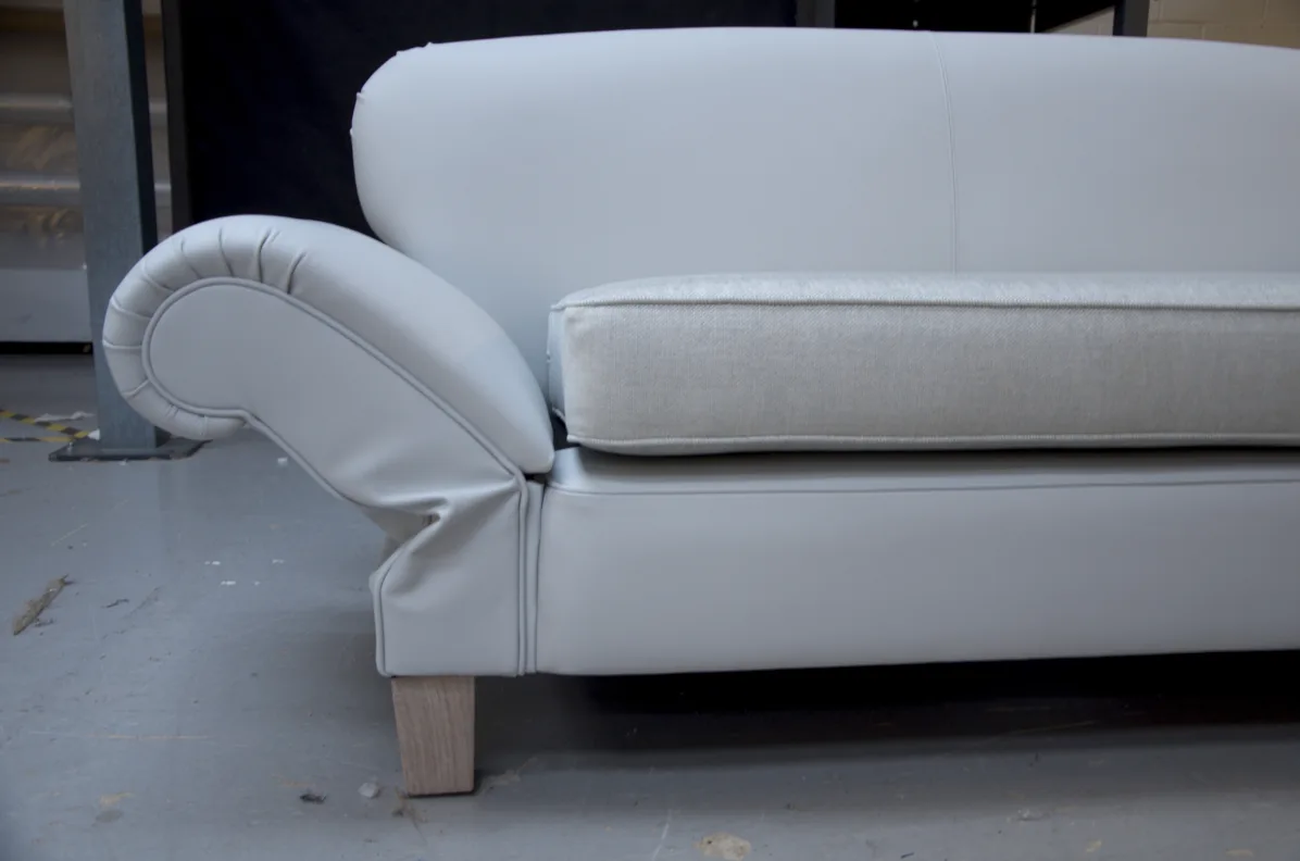 Traditional Drop Arm Sofa Reupholstery