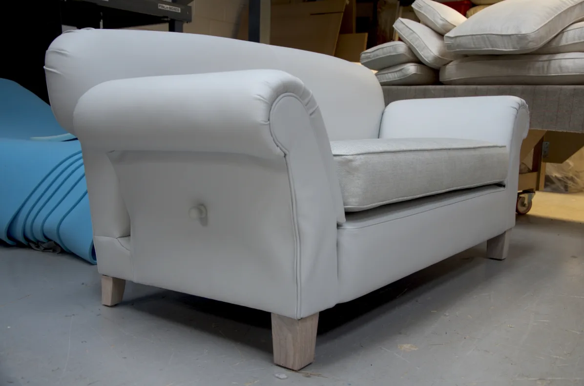 Traditional Drop Arm Sofa Reupholstery