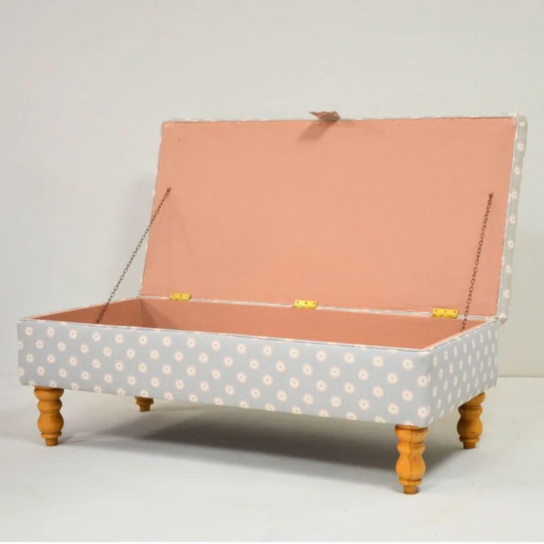 Recovered Storage Ottoman