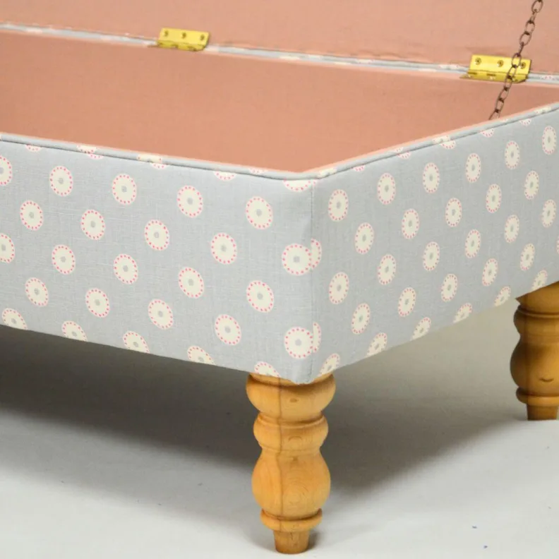 Recovered Storage Ottoman