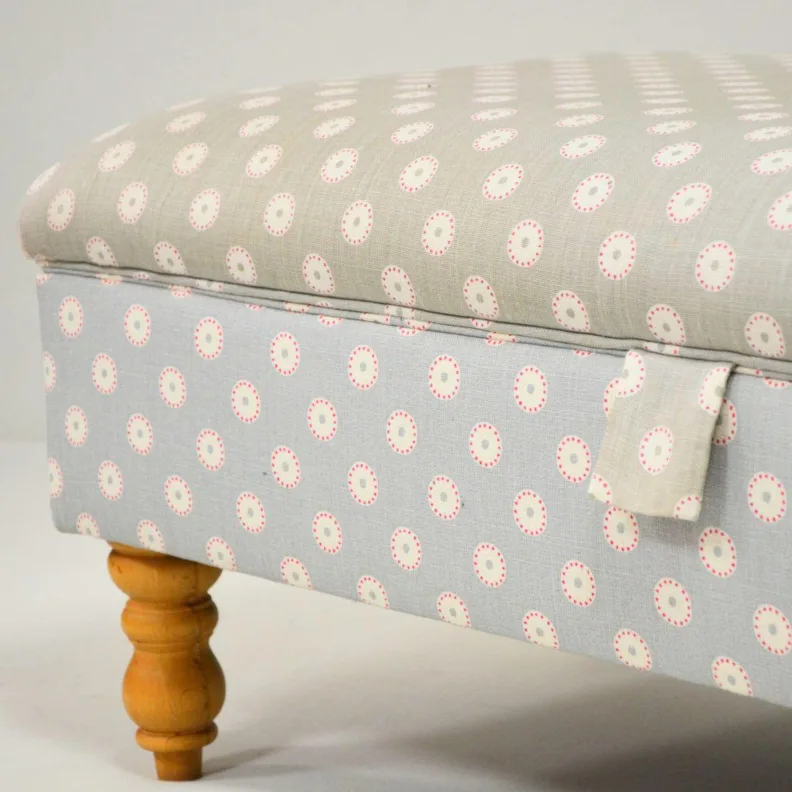 Recovered Storage Ottoman