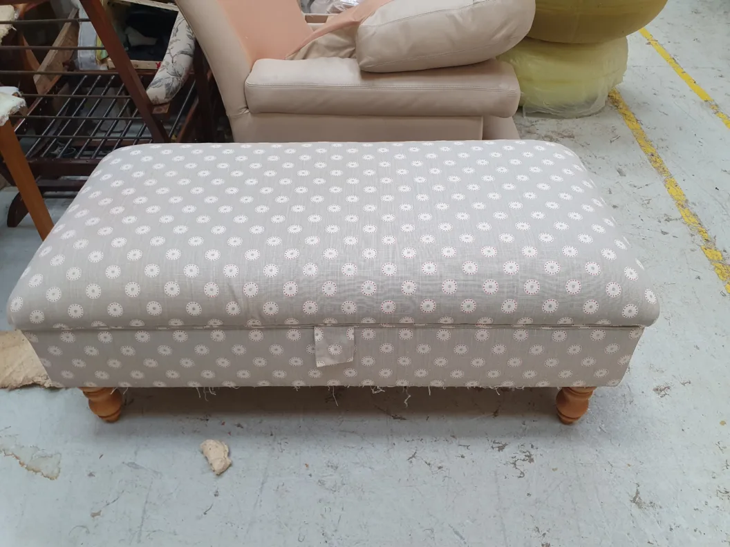 Recovered Storage Ottoman