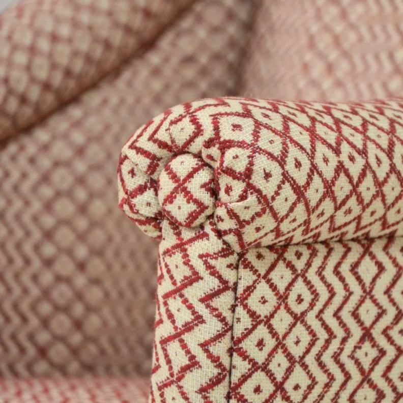 Chair Reupholstered in a Sanderson Woven Fabric