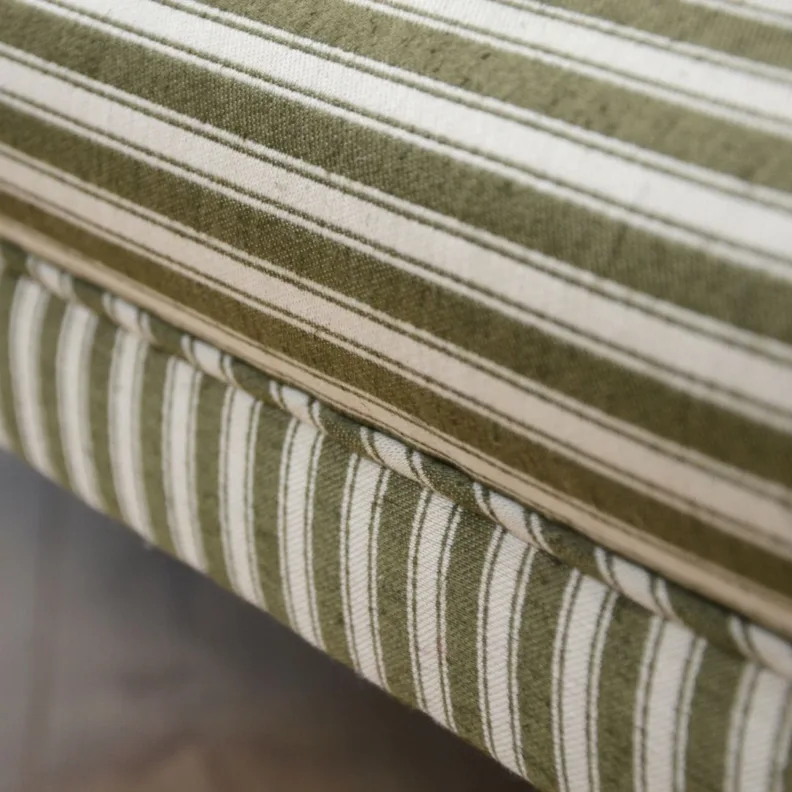 STRIPED OTTOMAN