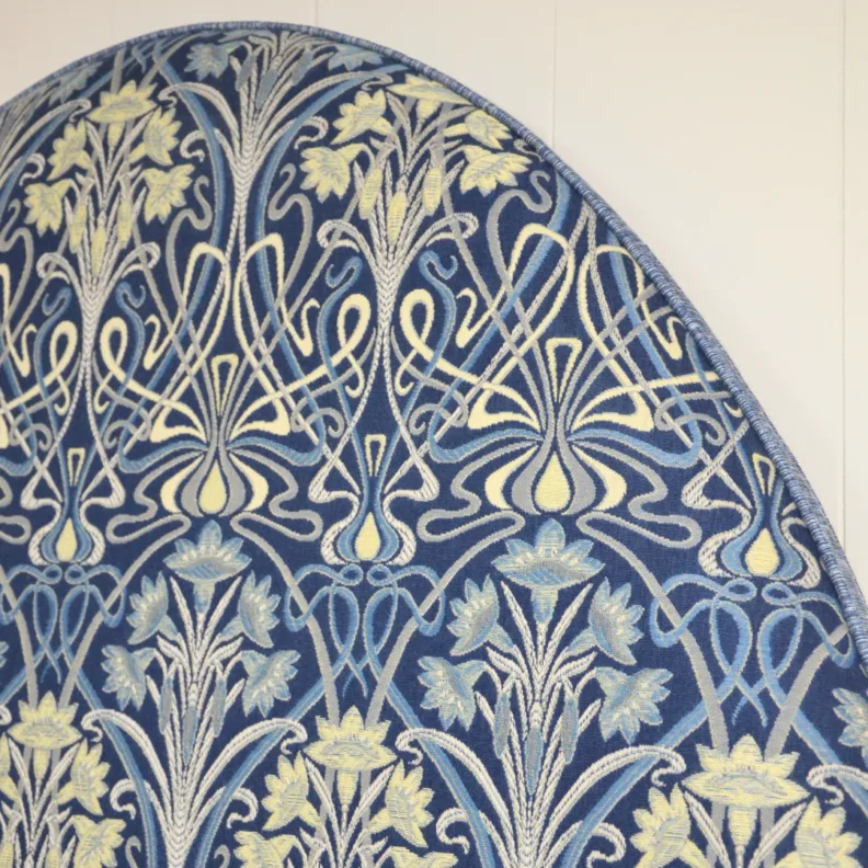 Bespoke Headboard in a Stunning Morris Fabric