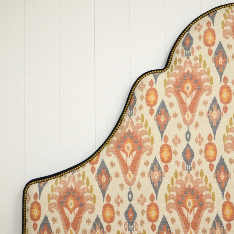Beautiful Bespoke Headboard, with Studding Details