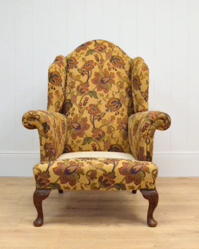 Pair of Wing Chairs Recovered in a Colefax & Fowler Fabric