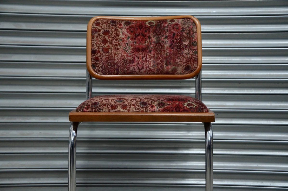 Mid-Century Metal Framed Chair Reupholstery