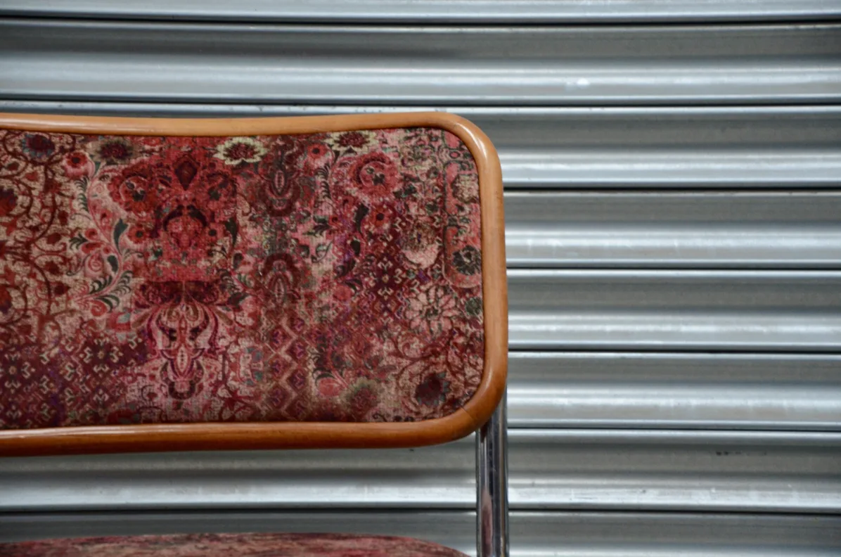 Mid-Century Metal Framed Chair Reupholstery