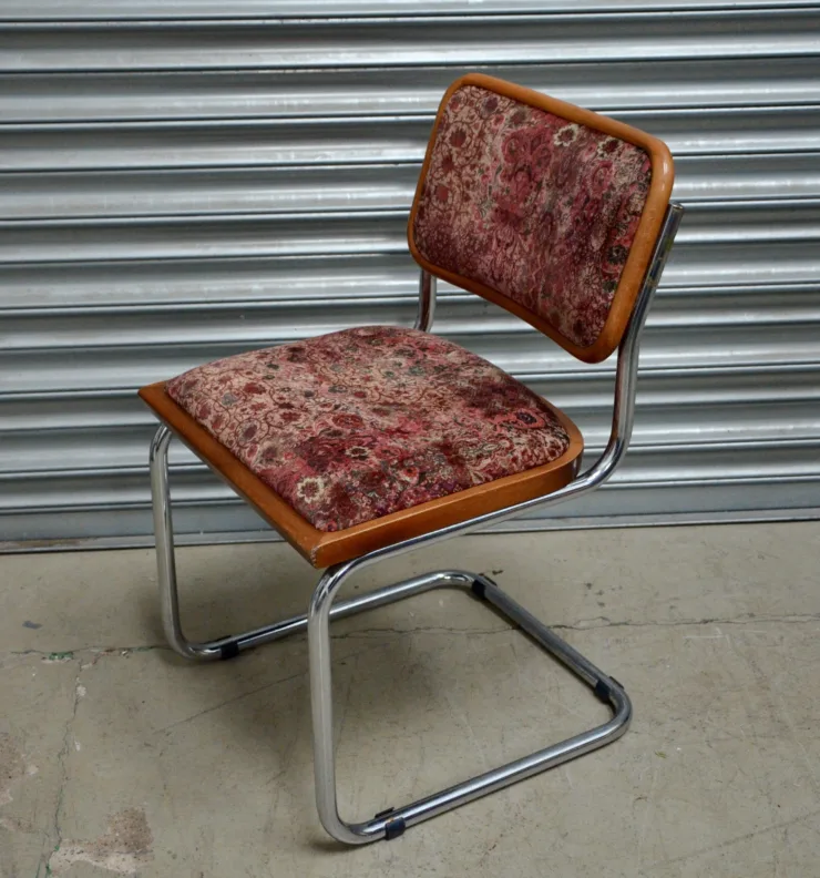 Mid-Century Metal Framed Chair Reupholstery