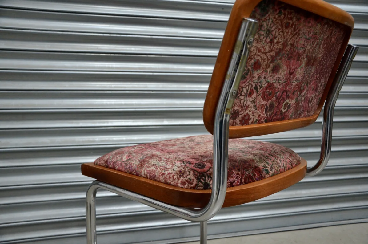 Mid-Century Metal Framed Chair Reupholstery