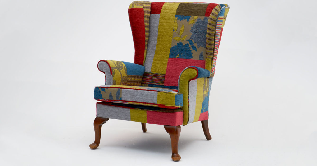 Loose Cover Parker Knoll Wing Chair Asnew Upholstery